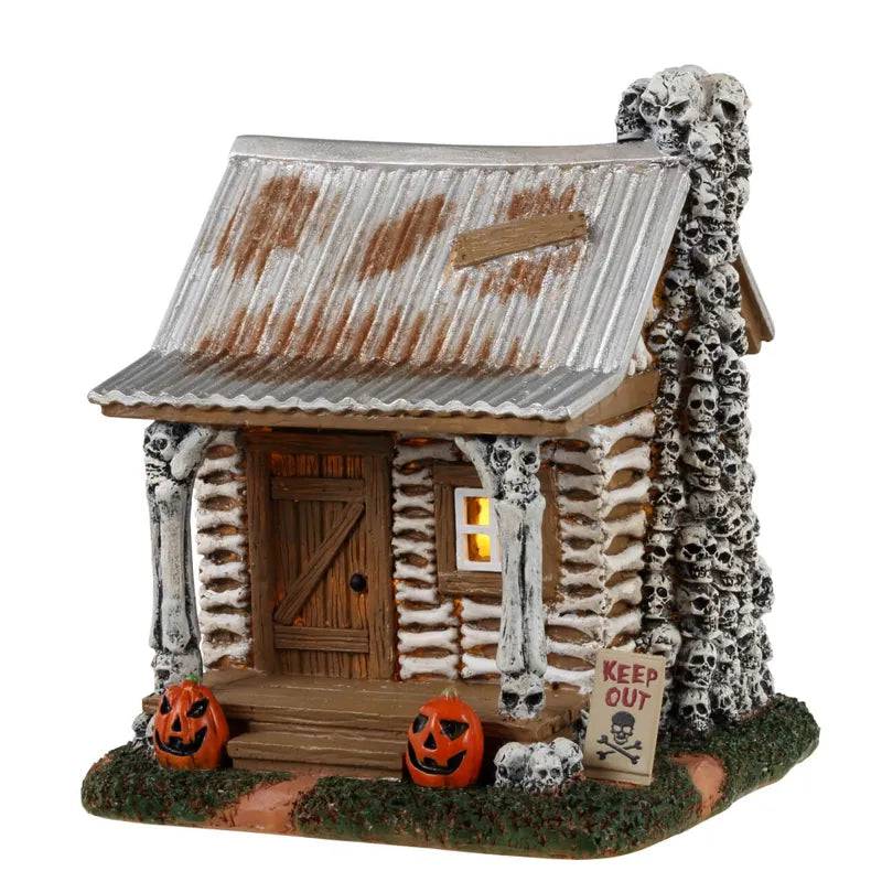 Lemax Skeleton Cottage Spooky Town Table Accent