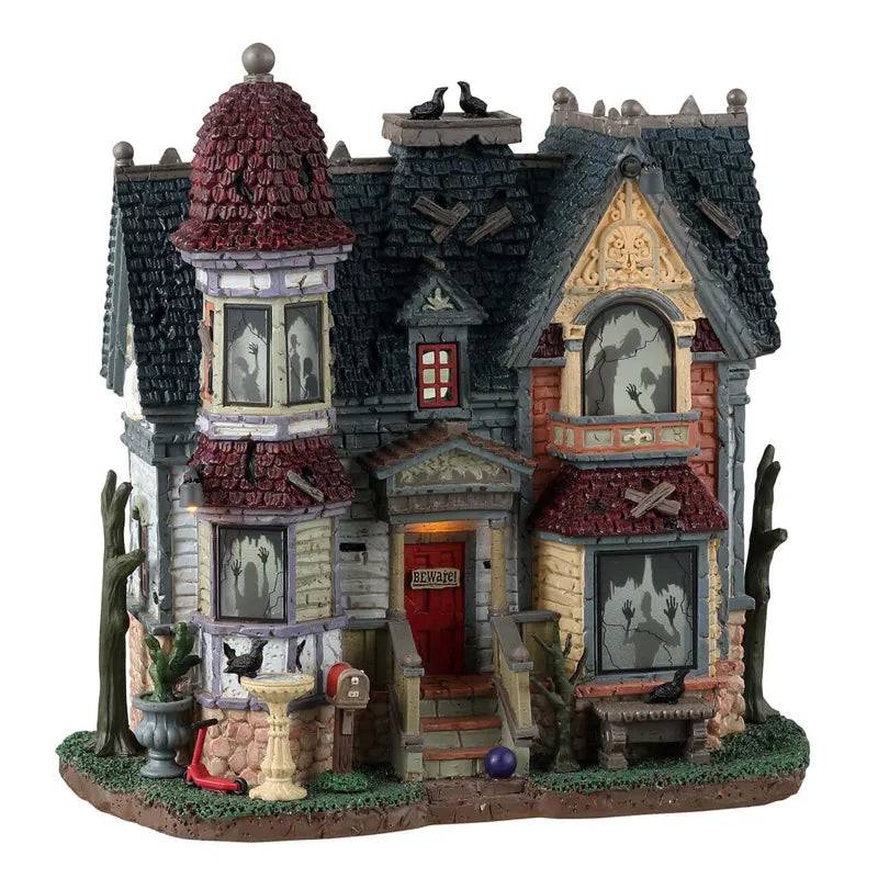 The House Of Shadows Lemax Spooky Town Lighted Building