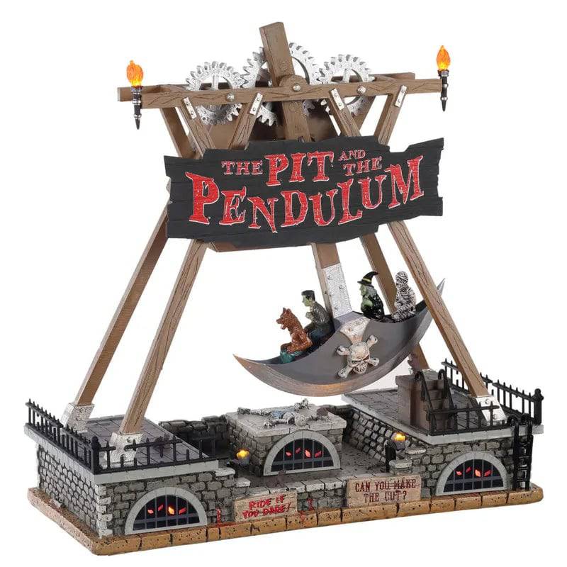 The Pit And The Pendulum Lemax Spooky Town Sights and Sounds