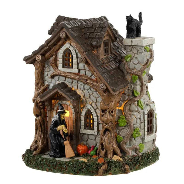 Lemax Wanda's Cottage Spooky Town Lighted Building - Mill Race Garden Centre