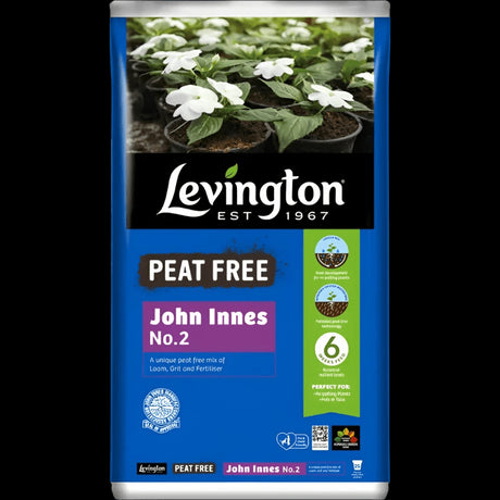 Levington Peat Free John Innes No.2  Compost 25L - Mill Race Garden Centre