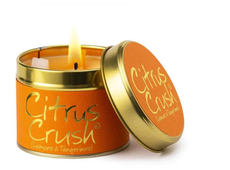 Scented Candle Tin Citrus Crush - Mill Race Garden Centre