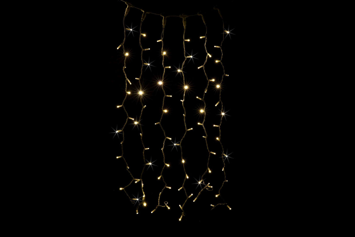 600 Warm White LEDs Connectable Curtain Lights 2 x 3m