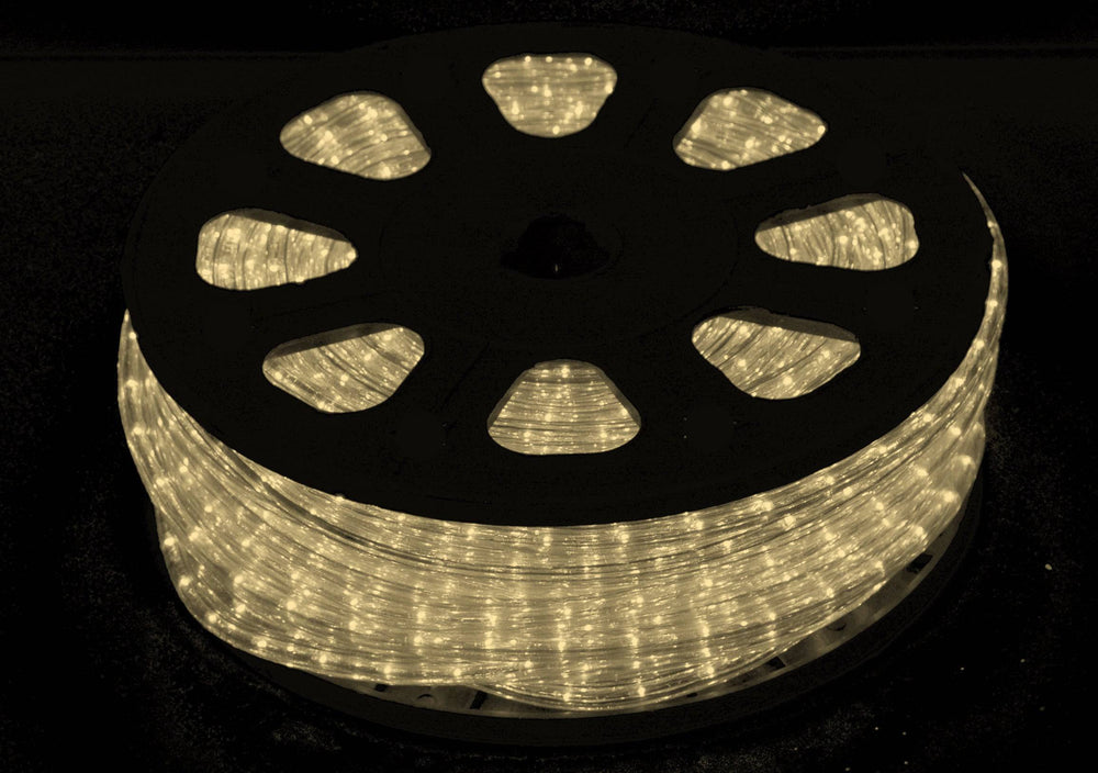 Off Centre Rope Light Jingles 50m Rope LED White Static Lights | Mill Race Garden Centre