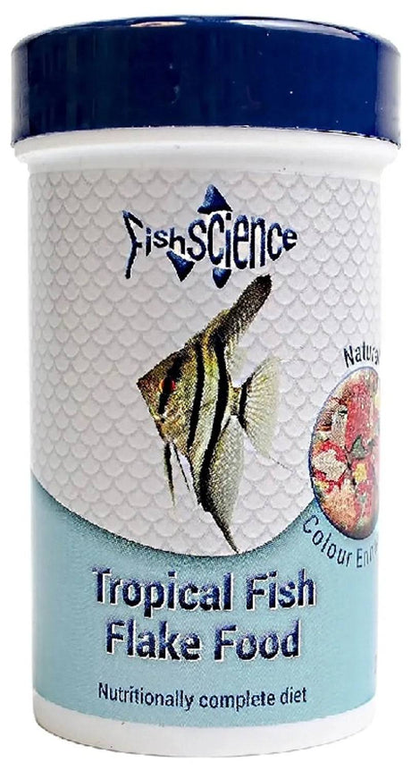 FishScience Tropical Flake Food 100g - Mill Race Garden Centre