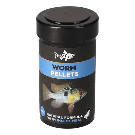 FishScience Worm Pellets 125gm - Mill Race Garden Centre