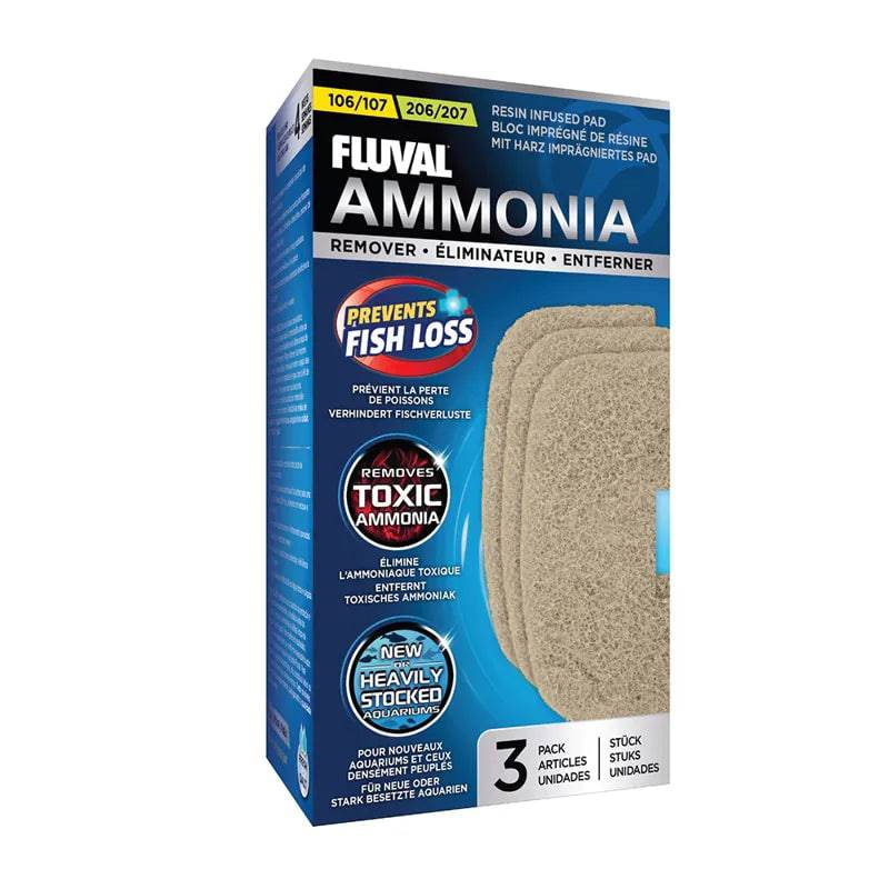 Fluval 106/207 Ammonia Remover 3 Pack - Mill Race Garden Centre