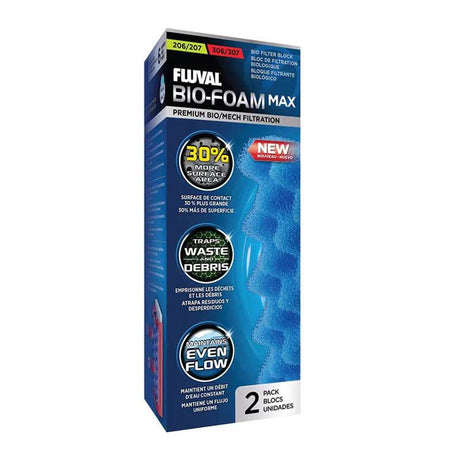 Fluval 206/307 BioFoam MAX 2 Pack - Mill Race Garden Centre