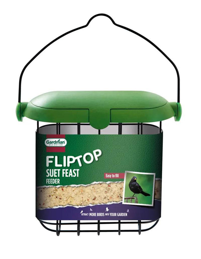 Gardman Flip Top Suet Feast Feeder - Mill Race Garden Centre