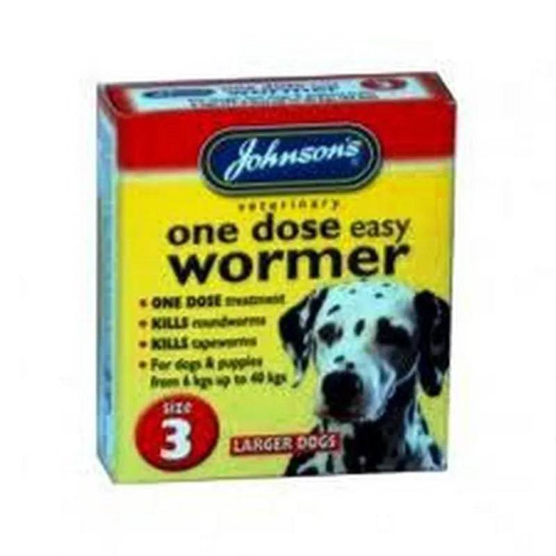 Johnsons One Dose Easy Wormer Size 3