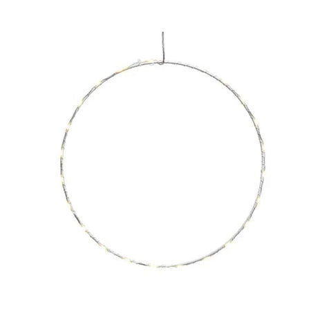 Micro LED white round frame by Kaemingk B.V, used for indoor home lighting, showcasing a sleek circular LED light fixture.