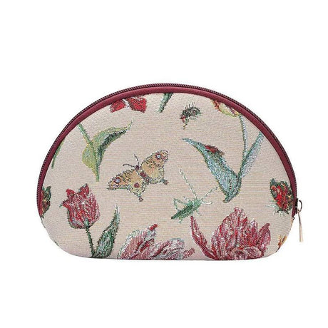 Signare Cosmetic Bag-Marrels Tulip White - Mill Race Garden Centre