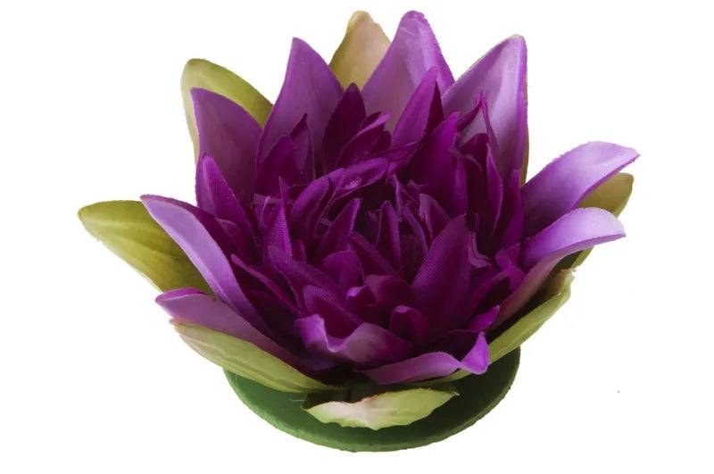 Velda Lotus Purple Foam Flower 13cm