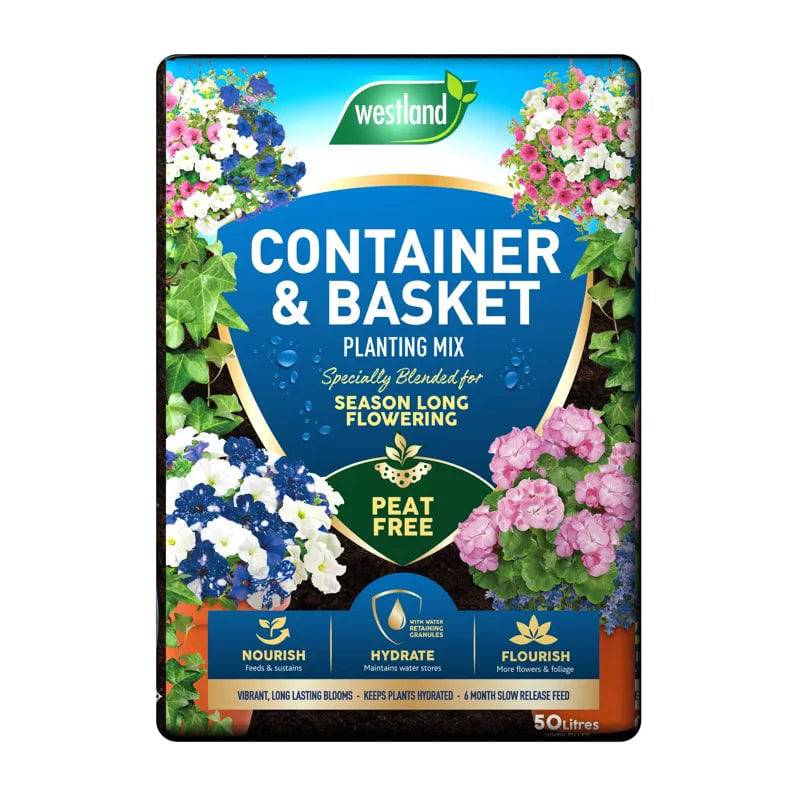 Westland Container and Basket Planting Peat Free Mix 50L - Mill Race Garden Centre