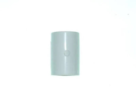 White coupling for 0.5 inch bore PVC-U pipe - Mill Race Garden Centre