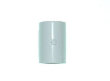 White coupling for 1 inch bore PVC-U pipe - Mill Race Garden Centre