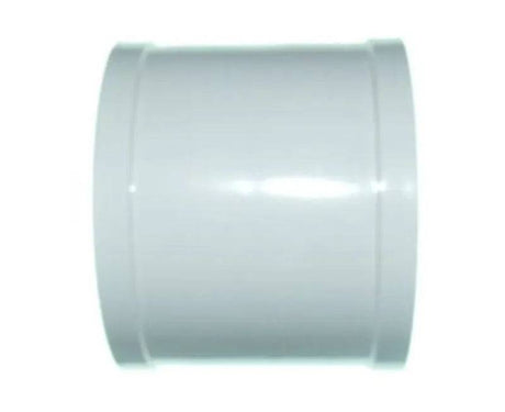White coupling for 3 Inch bore PVC-U pipe - Mill Race Garden Centre