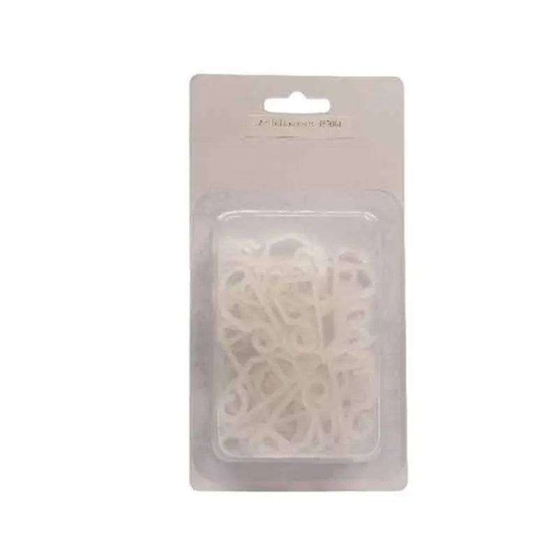 White Plastic Gutter Hooks 24pk - Mill Race Garden Centre