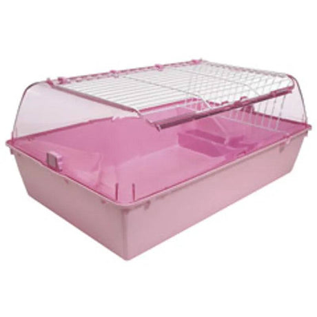 Zoozone Small Animal Cage Medium Pink - Mill Race Garden Centre