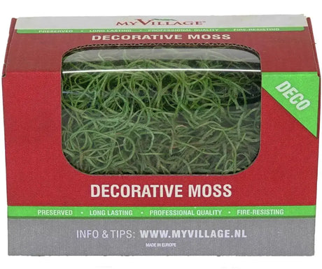 My Village Spanish Moss 50g – Dark Green / Green Model Scenery - Mill Race Garden Centre