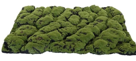 ARTIF. MOSS MAT COARSE GREEN-BROWN 70X50CM - Mill Race Garden Centre