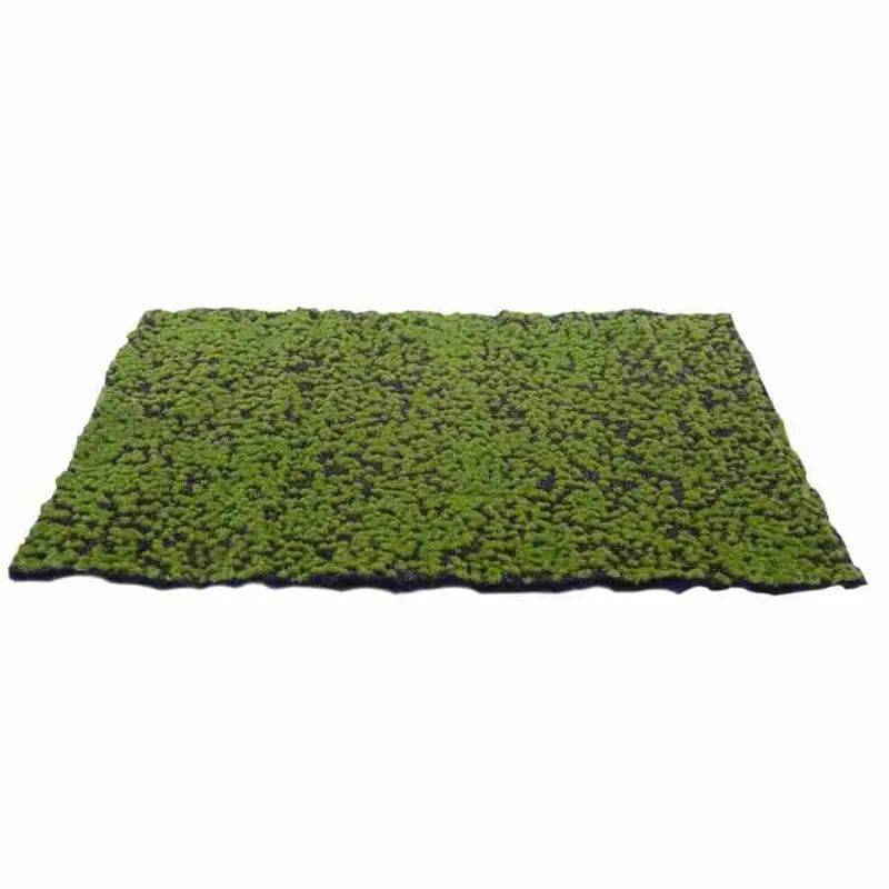 ARTIF. MOSS MAT GREEN-BROWN 70X50CM - Mill Race Garden Centre