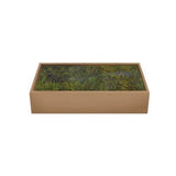 Flat moss in green, 500g package from My Village decorative moss collection, ideal for craft and plant decoration.