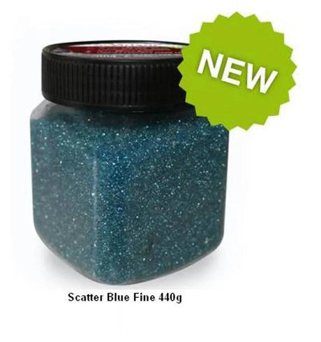 Scatter Stone Blue Fine 440g Jar My Village Decorative Material - Mill Race Garden Centre