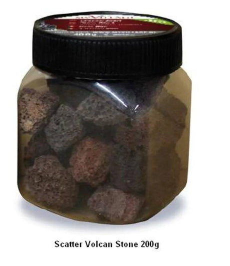 Scatter Volcanic Stone Brown 200g Jar My Village Decorative Material - Mill Race Garden Centre