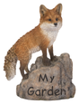 Red Fox on My Garden Rock Size F by Vivid Arts - Mill Race Garden Centre