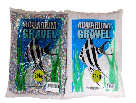 Aquarium Substrate Coloured Gravel 1-2mm 10kg White or Multicoloured - Mill Race Garden Centre