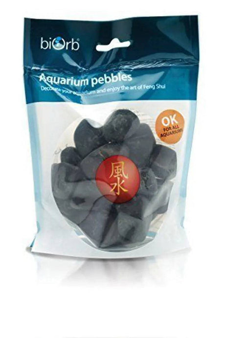 BiOrb Black Aquarium Marble Pebble Pack - Mill Race Garden Centre