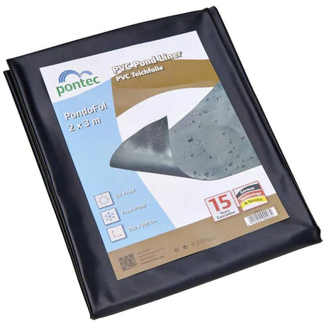 Pontec Black Pre-Packed 0.5 mm / 2 x 3 m - Mill Race Garden Centre