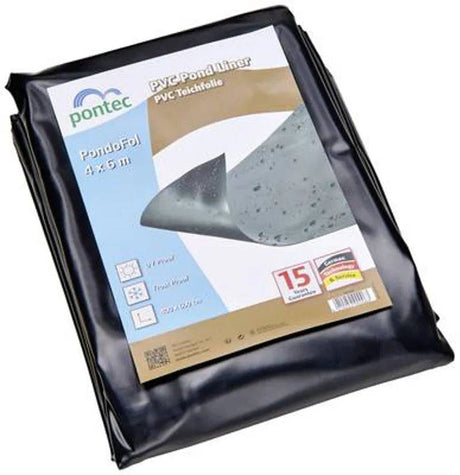 Pontec Black Pre-Packed 0.5 mm / 4 x 6 m - Mill Race Garden Centre