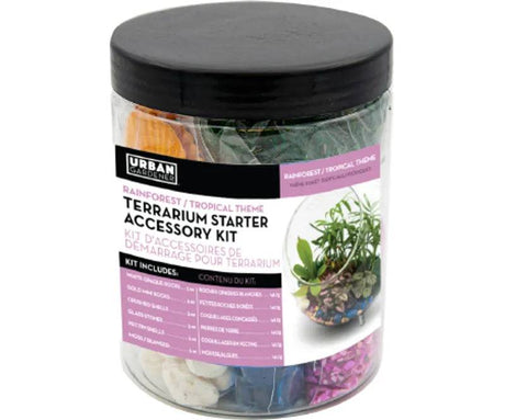 Terrarium Filler Kit - Rainforest/Tropical Theme - Mill Race Garden Centre