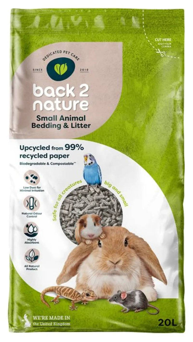 Back to Nature Pet Bedding 20L - Mill Race Garden Centre