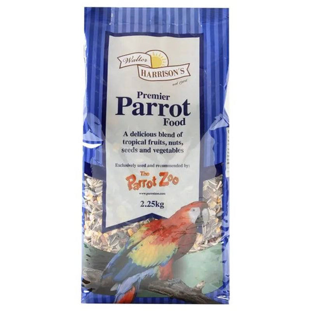 Harrison Premier Parrot Food 2.25kg - Mill Race Garden Centre