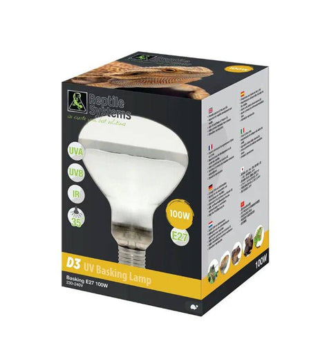 RS D3 UV Basking Lamp 100w - Mill Race Garden Centre