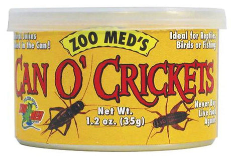 Zoo Med Can of Crickets 35g - Mill Race Garden Centre