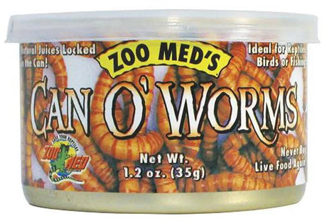 Zoo Med Can of Worms 35g - Mill Race Garden Centre