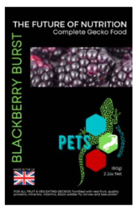 Gecko Diet - Blackberry Burst 200g Pack - Mill Race Garden Centre