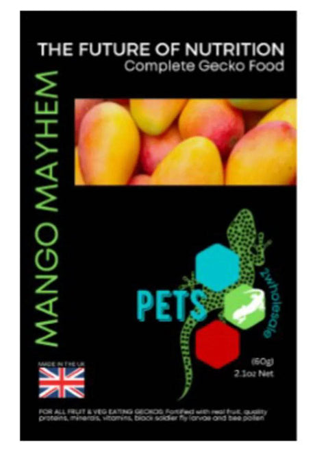 Gecko Diet - Mango Mayhem 200g Pack - Mill Race Garden Centre