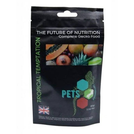 Gecko Diet - Tropical Temptation 200g Pack - Mill Race Garden Centre