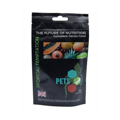 Gecko Diet - Tropical Temptation 60g Pack - Mill Race Garden Centre