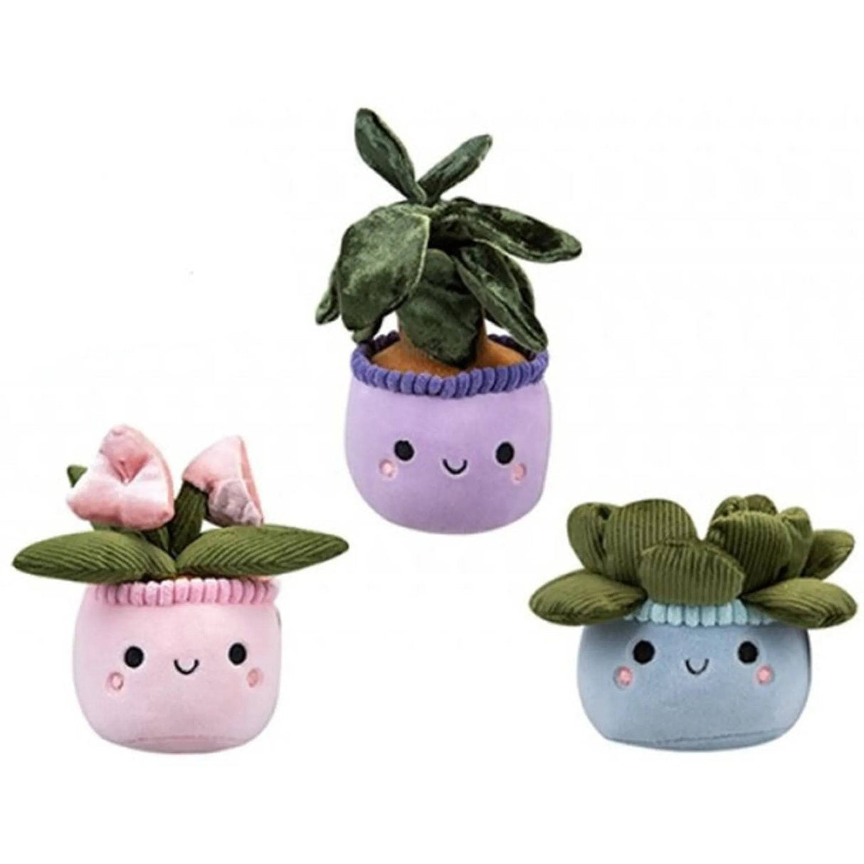 14cm Plush Potted Plants Assorted