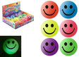 5.5cm Light Up Happy Face Bouncy Ball - Mill Race Garden Centre