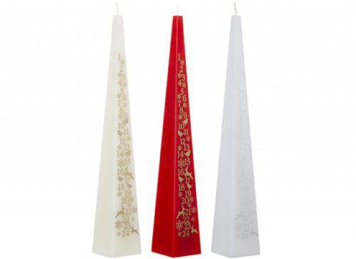 5 x 31.5cm Advent Candle Assorted Colours