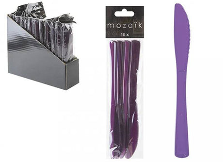 AUBERGINE CUTLERY KNIFE 10PK - Mill Race Garden Centre