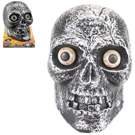 Halloween Sound Activated Scary Skull with Light and Sound