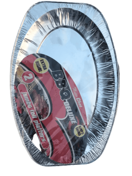 Jumbo Foil Platter 2pcs - Mill Race Garden Centre